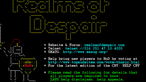 Realms of Despair Review – A Classic Text-Based MMORPG